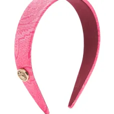 Аксессуар для волос с пуговицей и узором «пейсли»