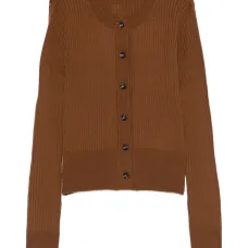 Кардиган в рубчик