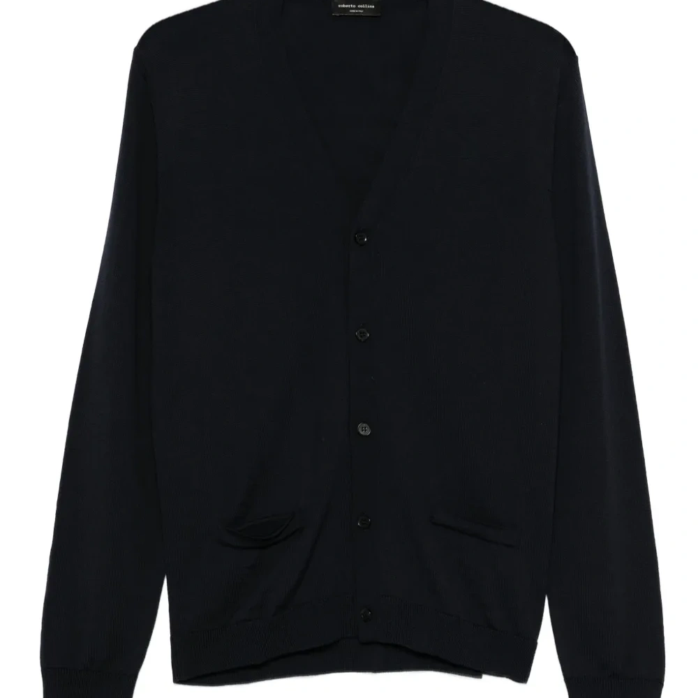 Кардиган с V-образным вырезом