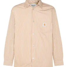 Полосатая рубашка с длинными рукавами