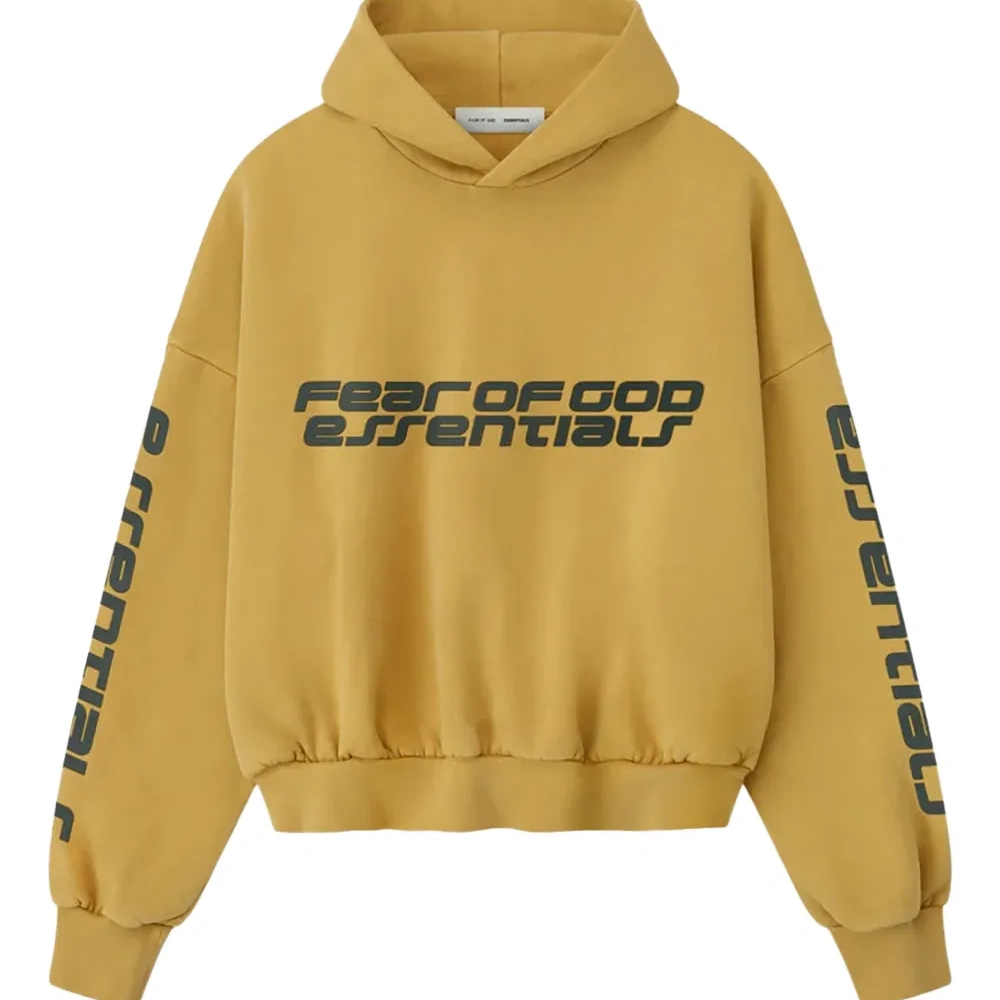 Флисовое худи с принтом