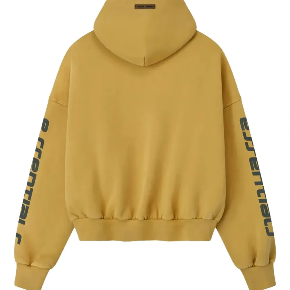 Флисовое худи с принтом