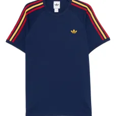 Футболка с логотипом и тремя полосками