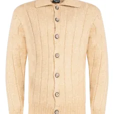 Кардиган в рубчик на пуговицах