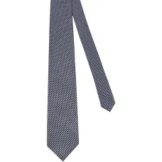 Шелковый галстук с геометрическим узором