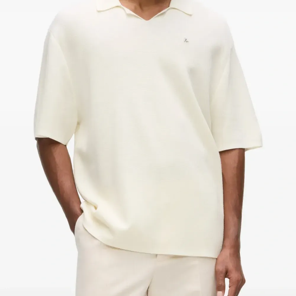 Трикотажная футболка свободного кроя