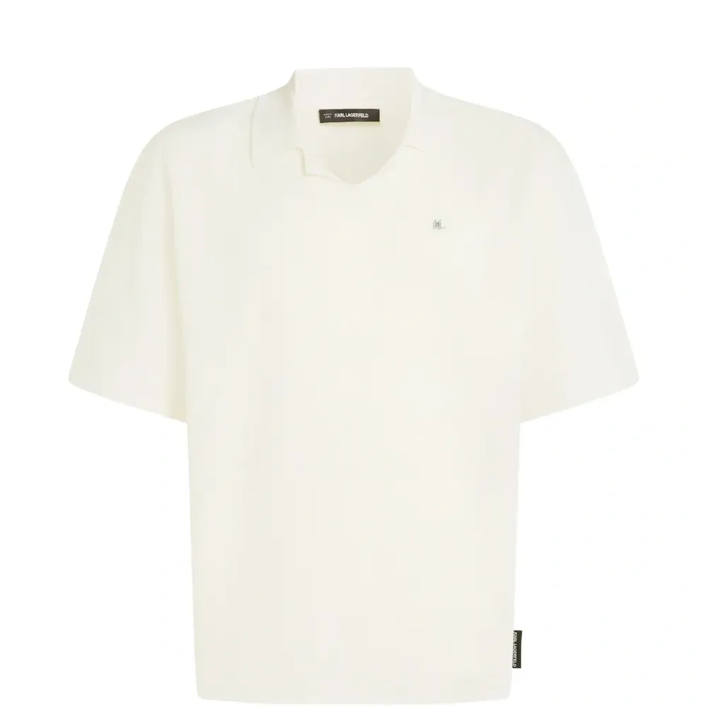 Трикотажная футболка свободного кроя