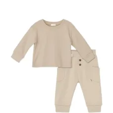 Спортивный комплект с ребристым краем (набор из двух предметов)