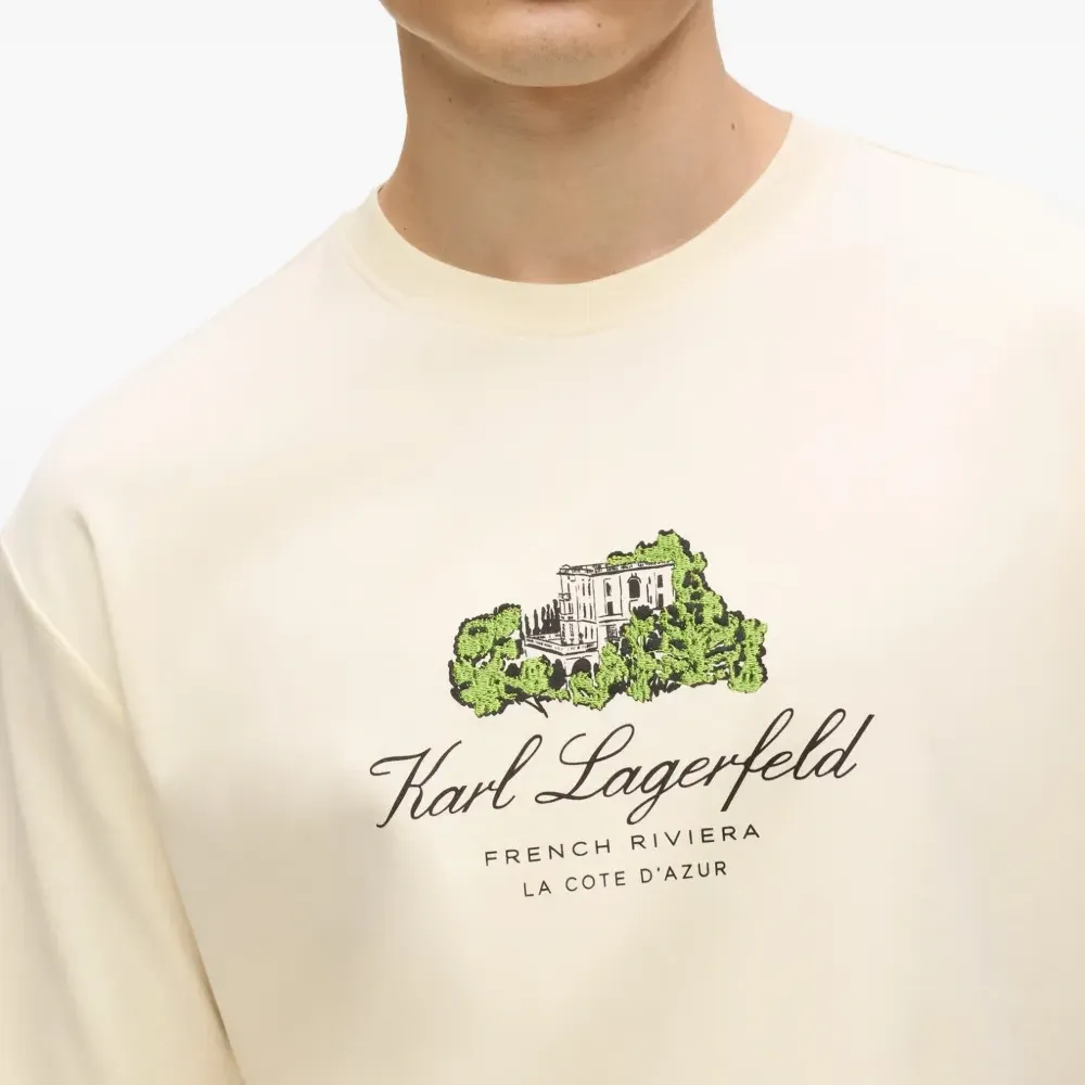 Футболка свободного кроя с принтом