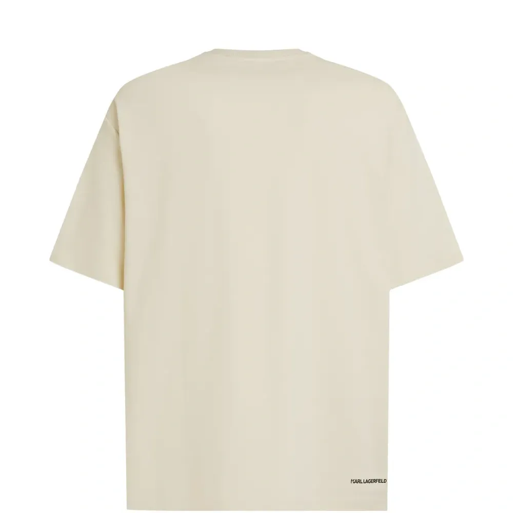 Футболка свободного кроя с принтом