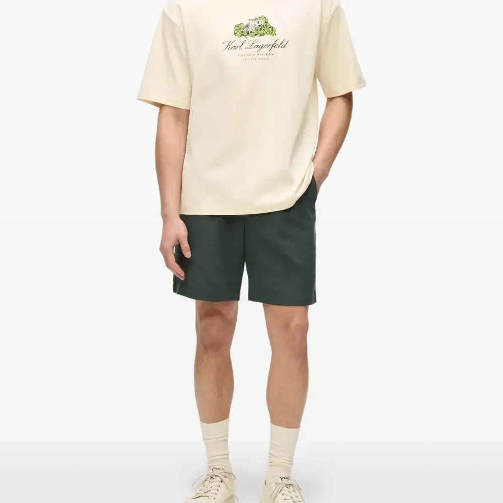 Футболка свободного кроя с принтом