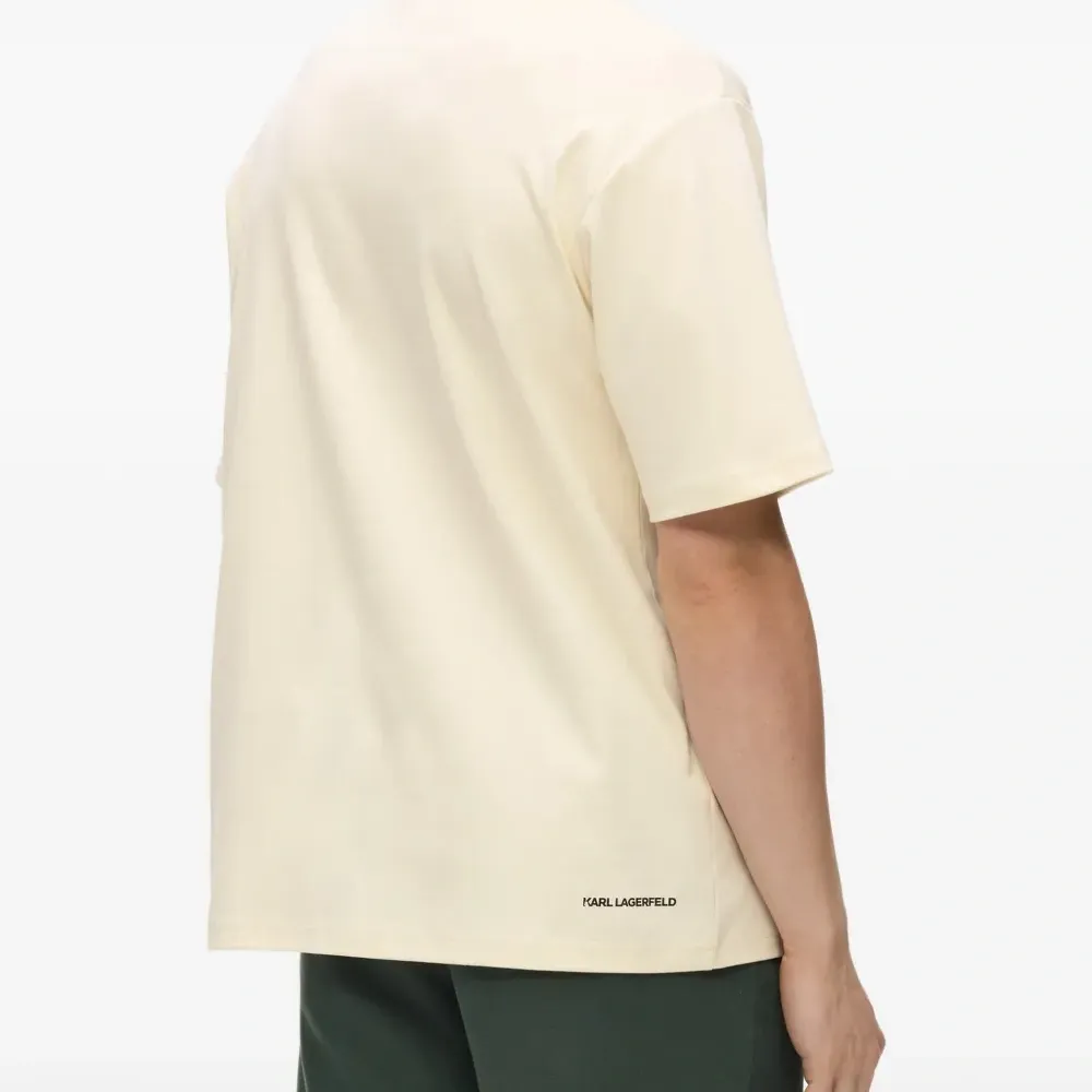 Футболка свободного кроя с принтом