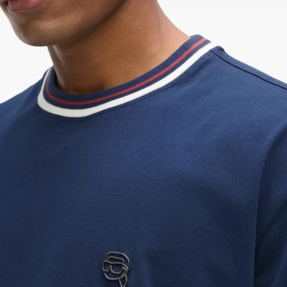 Полосатая футболка свободного кроя