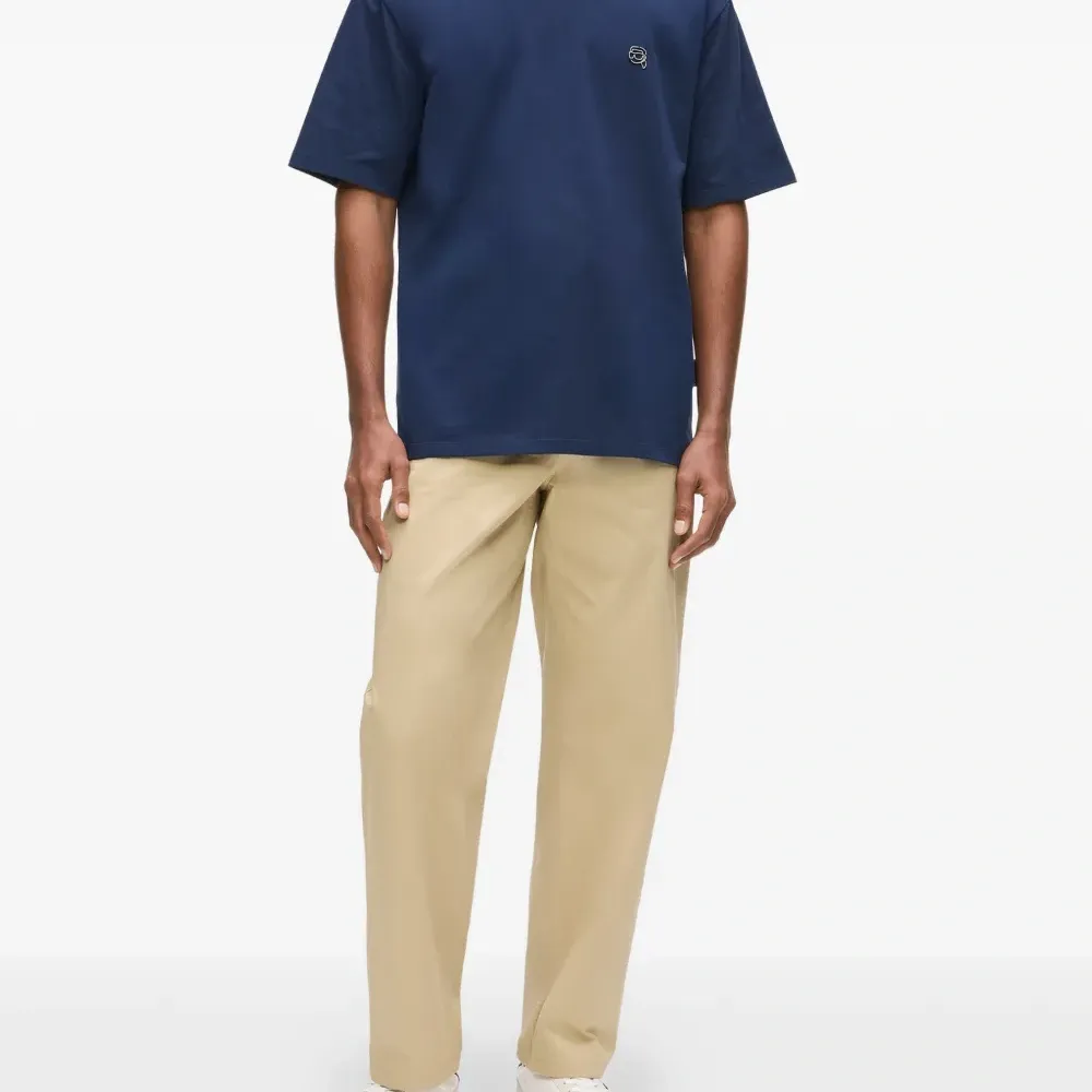 Полосатая футболка свободного кроя