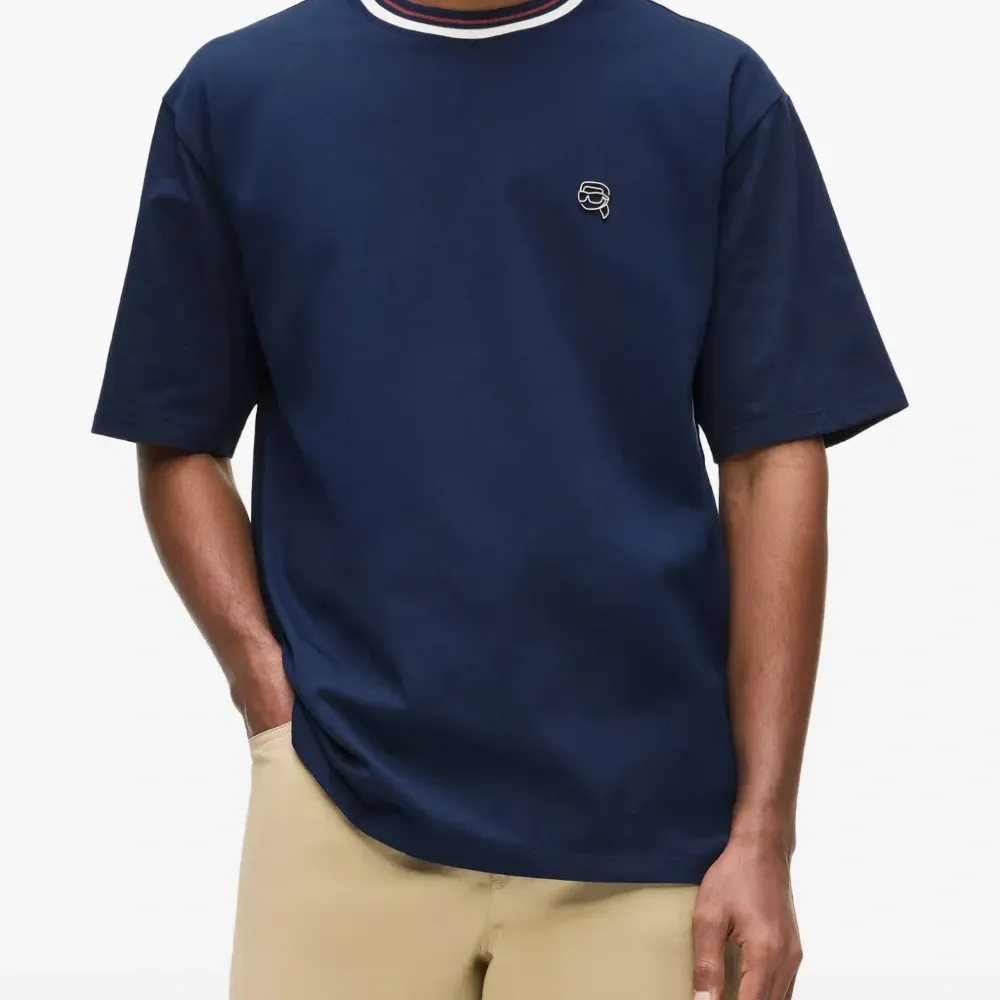 Полосатая футболка свободного кроя