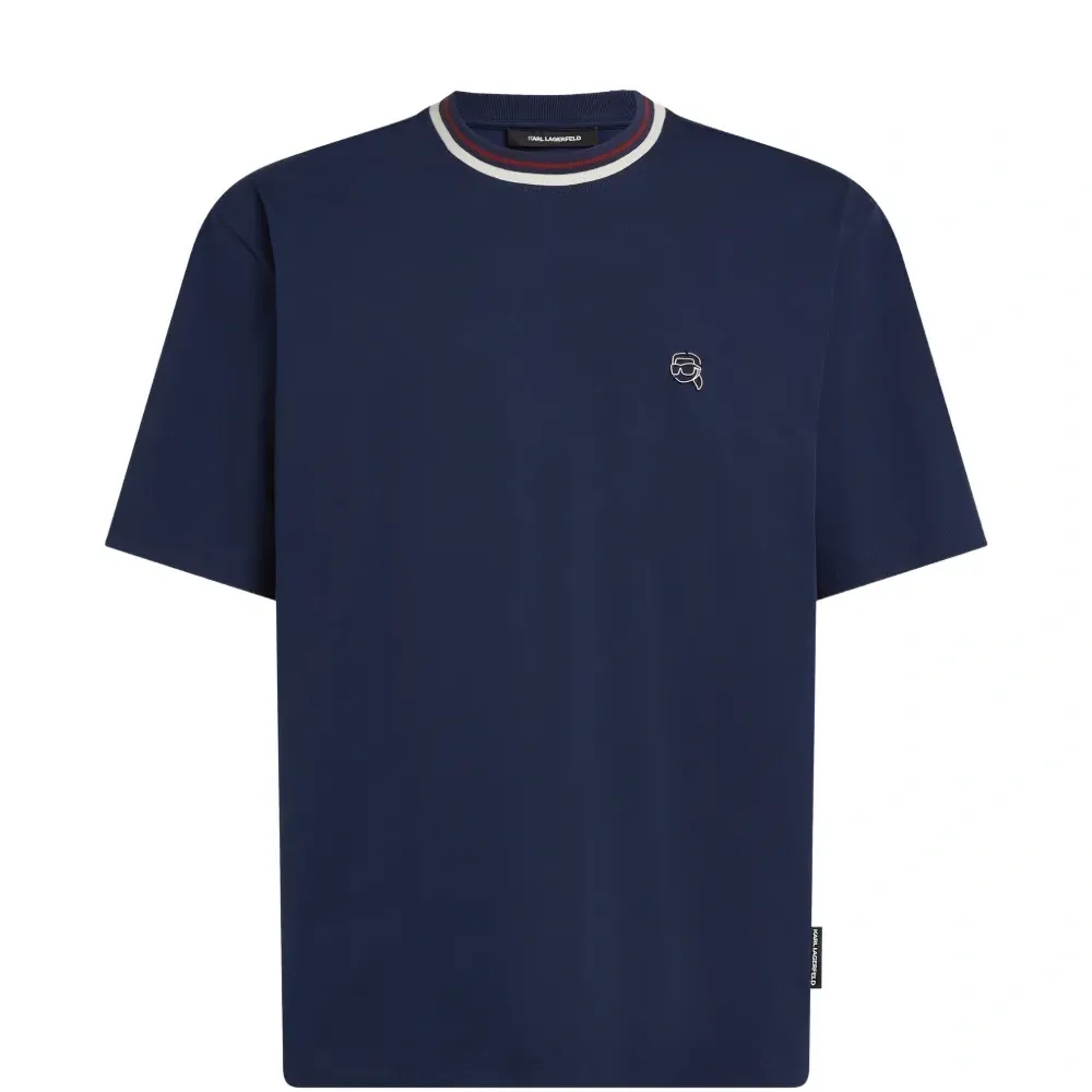 Полосатая футболка свободного кроя