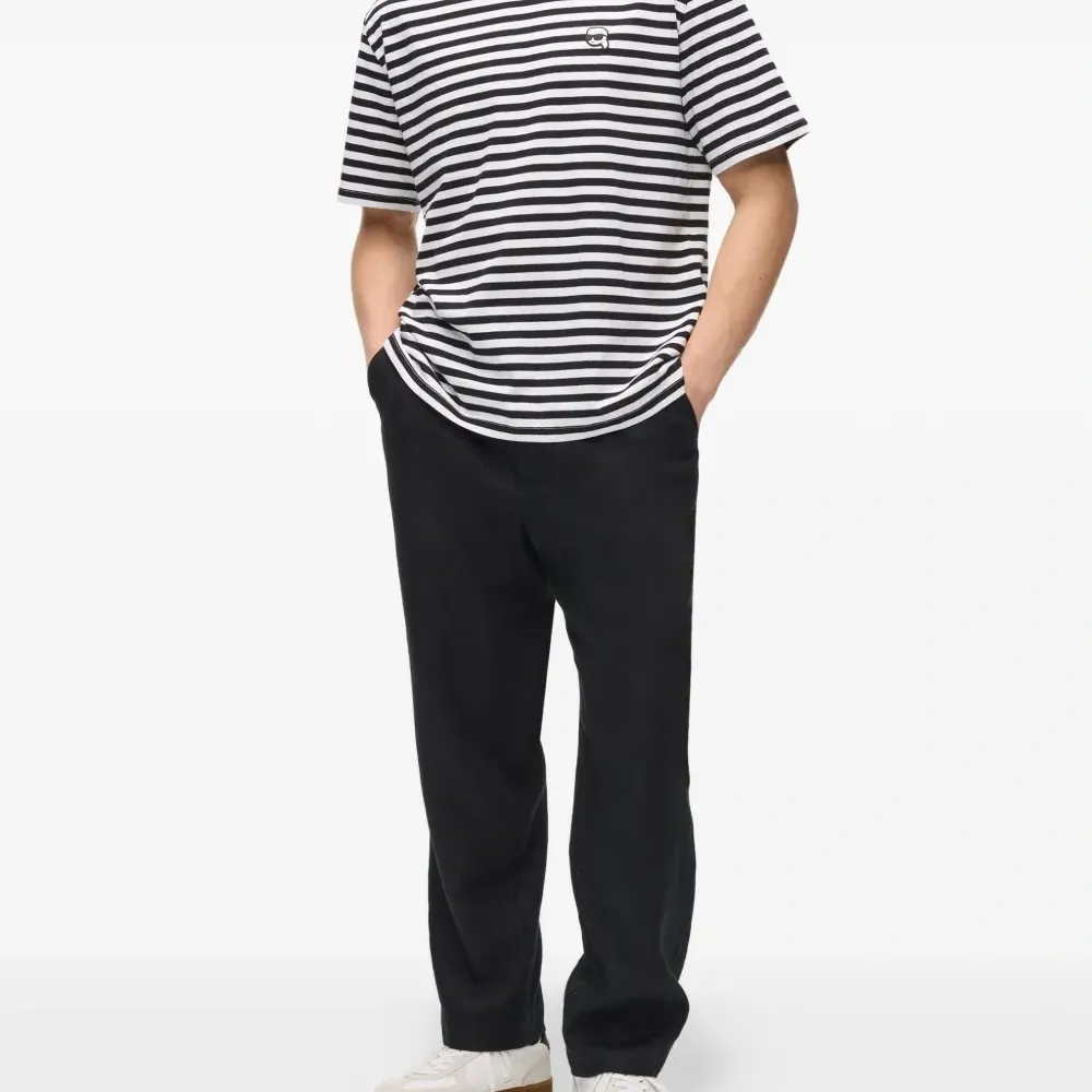 Полосатая футболка Ikon свободного кроя