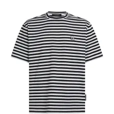 Полосатая футболка Ikon свободного кроя