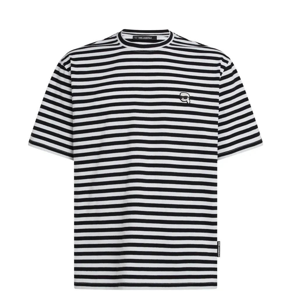 Полосатая футболка Ikon свободного кроя