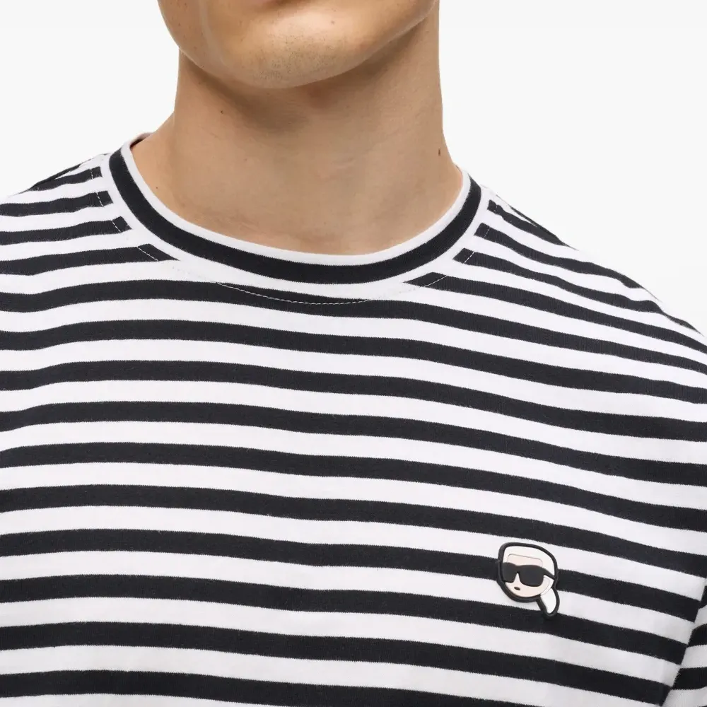 Полосатая футболка Ikon свободного кроя