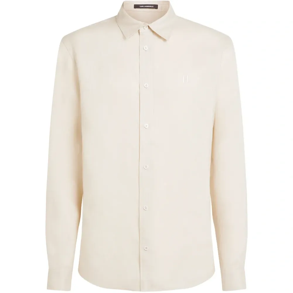 Льняная рубашка с вышивкой