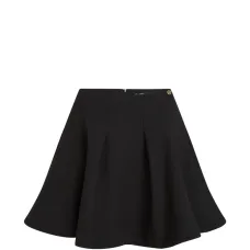 Юбка со складками и логотипом