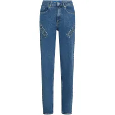 Джинсы с завязками