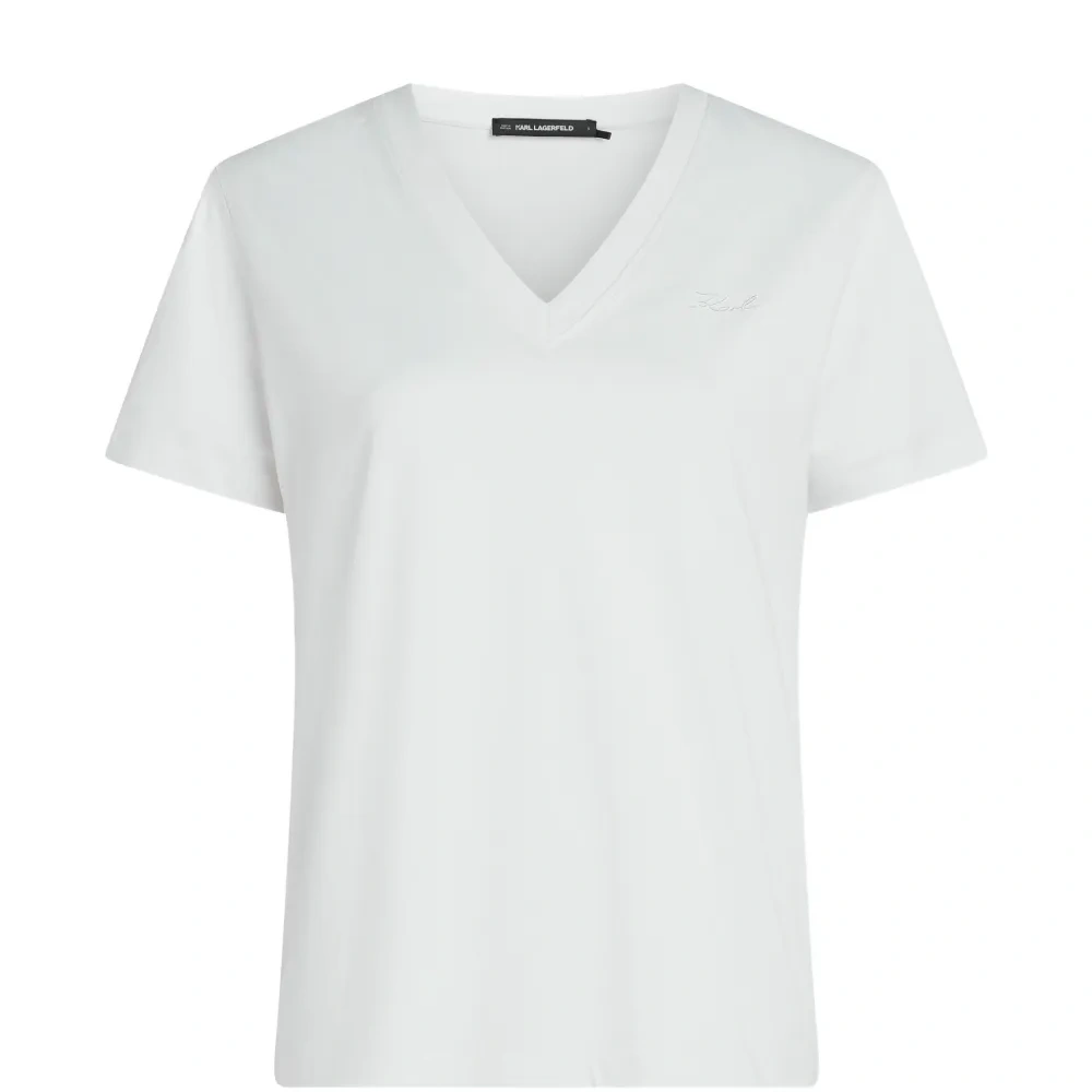 Футболка с V-образным вырезом