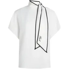 Блузка с короткими рукавами