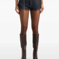 Джинсовые шорты Elina с контрастной строчкой