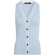 Кардиган без рукавов с логотипом Кардиган без рукавов с логотипом