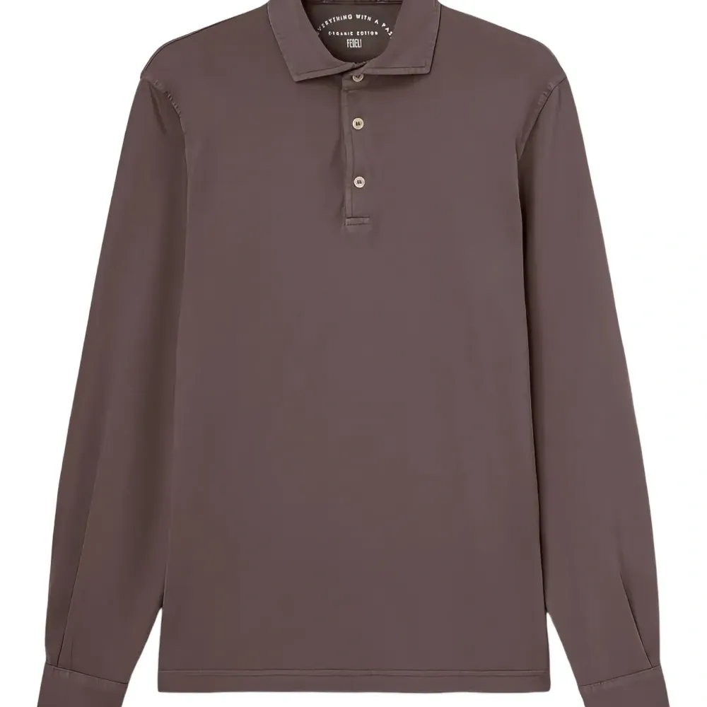 Рубашка поло с длинными рукавами