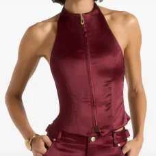 Топ-корсет Claudette с вырезом халтер Топ-корсет Claudette с вырезом халтер