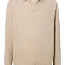 Свитер с воротником поло