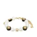 Браслет с жемчужным шармом в виде велосипедного колеса