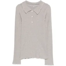 Двойной топ-поло с длинными рукавами