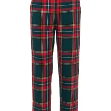 Брюки с карманами в тартан (клетку) Брюки с карманами в тартан (клетку)