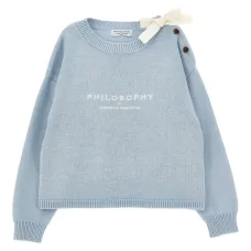 Свитер с бантом