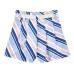 Шорты с поясом в полоску