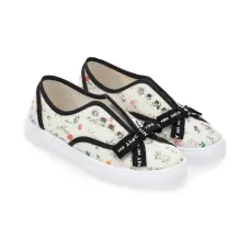 Кеды с цветочным принтом