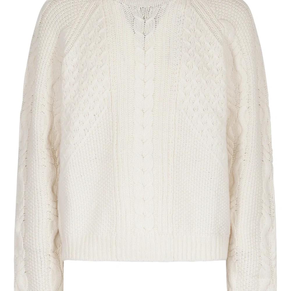 Свитер фактурной вязки