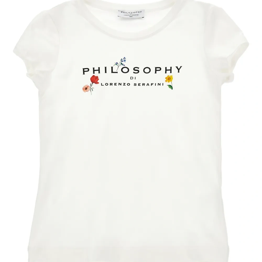 Футболка с цветочным принтом