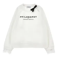 Толстовка с кружевной отделкой