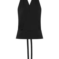 Топ с запахом и воротником-халтер