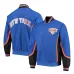Бомбер Mitchell & Ness Hardwood Classics синего цвета, посвящённый 75-й годовщине New York Knicks