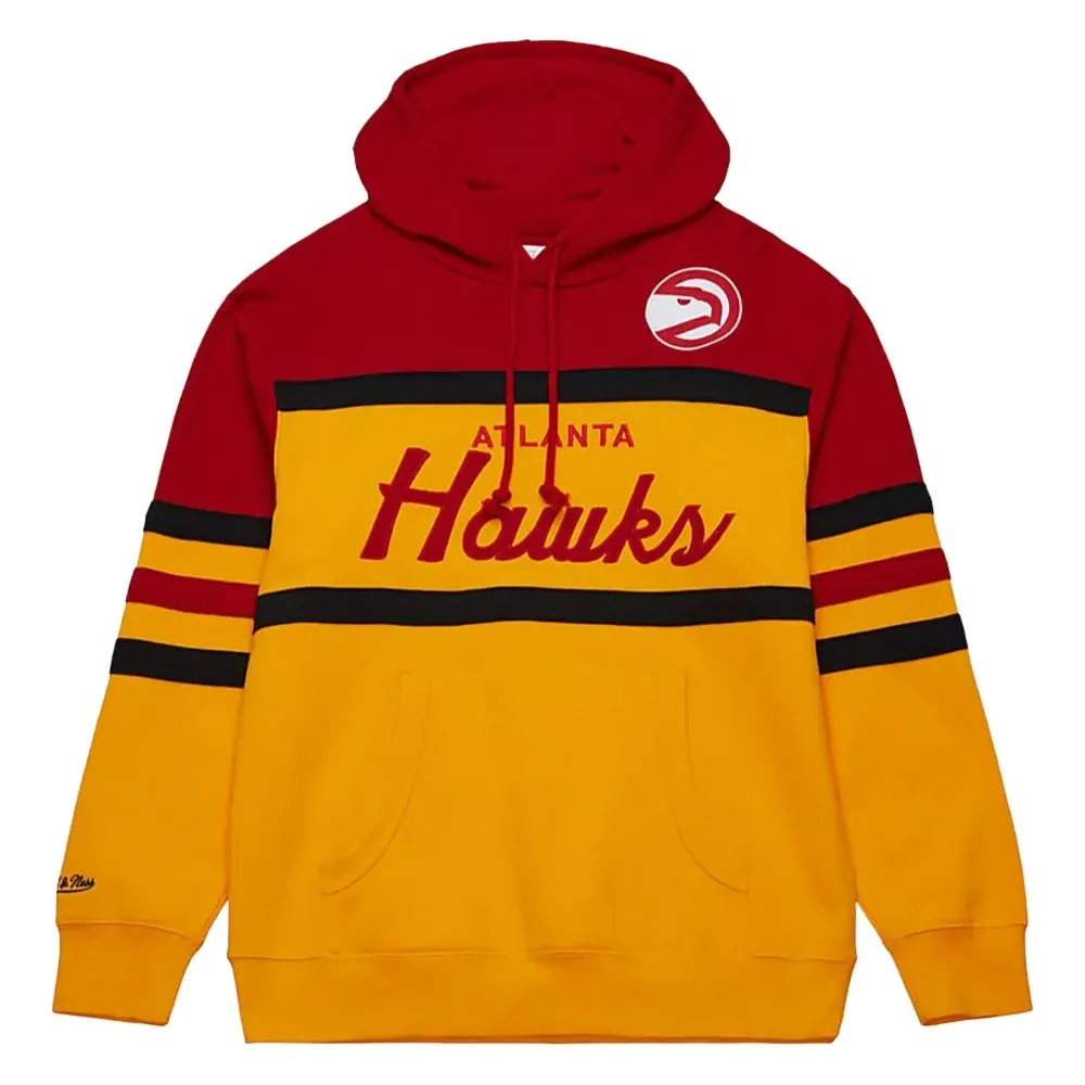 Толстовка с капюшоном в полоску X Atlanta Hawks Head Coach