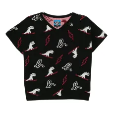 Рождественский жилет с динозавром