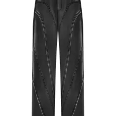 Байкерские брюки с молниями