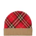 Шерстяная шапка в клетку