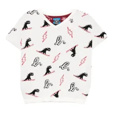 Рождественский жилет с динозавром